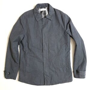Five Four Bomber Jacket Mens Small‎ Grey Cotton Zip Lightweight Windbreaker